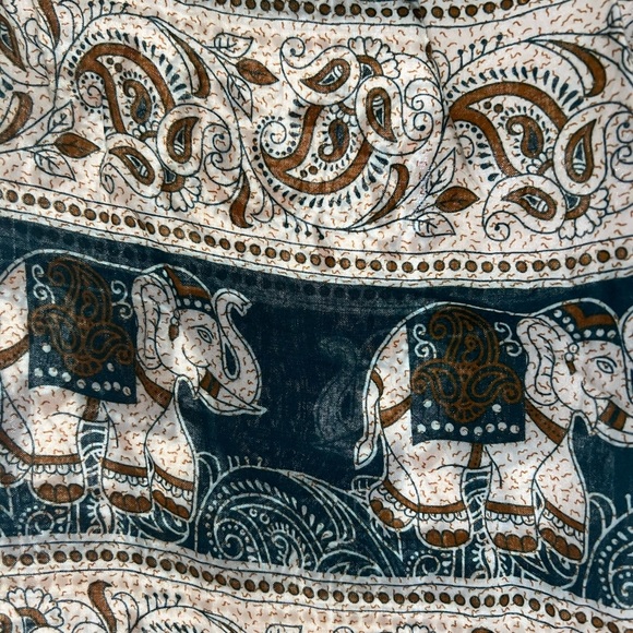 Elephant patterned tapered harem pants - Picture 2 of 3